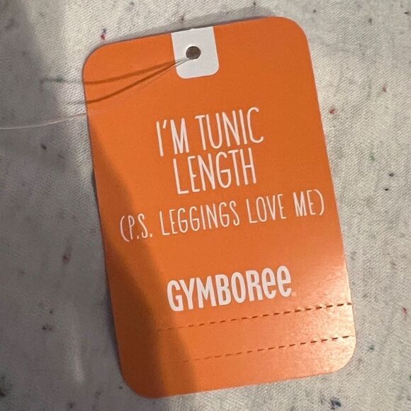 Gymboree Girls Gray Tunic Tee Short Sleeve T-Shirt Cut Out Back Small NWT - Picture 8 of 8